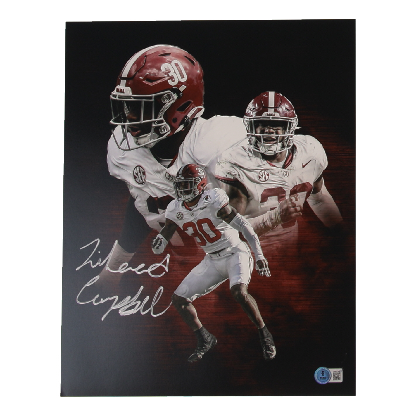 Jihaad Campbell Signed Alabama Crimson Tide 11x14 Photo (Beckett) at PristineAuction.com Jihaad Campbell Signed Alabama Crimson Tide 11x14 Photo (Beckett) at PristineAuction.com