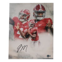 Jalen Milroe Signed Alabama Crimson Tide 11x14 Photo (Beckett) at PristineAuction.com