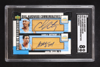 Carmelo Anthony / Andre Miller 2004-05 Upper Deck Hardcourt Hardwood Commemoratives Dual #HC2AM (SGC 8) at PristineAuction.com