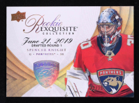 Spencer Knight 2021-22 Exquisite Collection '07-08 Retro Rookies Gold Spectrum #07RSK #22/25 at PristineAuction.com
