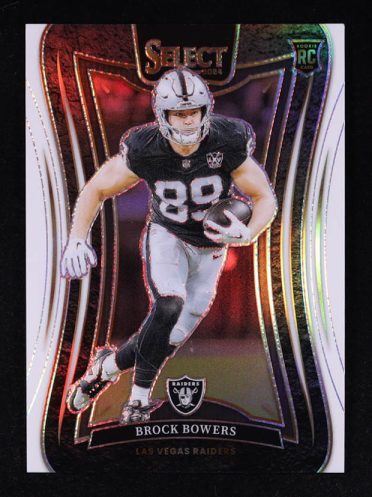 Brock Bowers 2024 Select Prizm White #383 RC #07/35