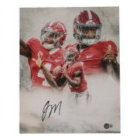 Jalen Milroe Signed Alabama Crimson Tide 11x14 Photo (Beckett) at PristineAuction.com