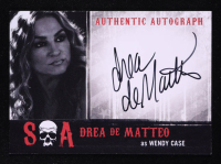Drea De Matteo 2015 Cryptozoic Sons of Anarchy Autographs #DD Wendy Case at PristineAuction.com