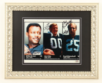 Willie Brown, Jim Otto & Fred Biletnikoff Signed Radiers Custom Framed Photo Display with Career Stat Inscriptions (PSA) at PristineAuction.com