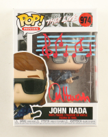 Alan Howarth Signed "They Live" #974 John Nada Funko Pop! Vinyl Figure Inscribed "All Out Of Bubble Gum" with Hand-Drawn Sketch (AutographCOA) at PristineAuction.com