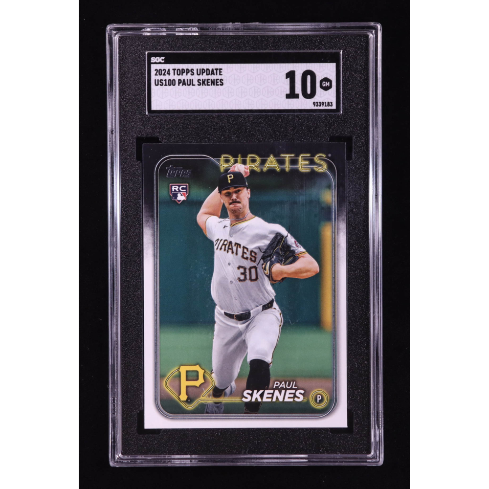 Paul Skenes 2024 Topps Update #US100 RC (SGC 10) at PristineAuction.com