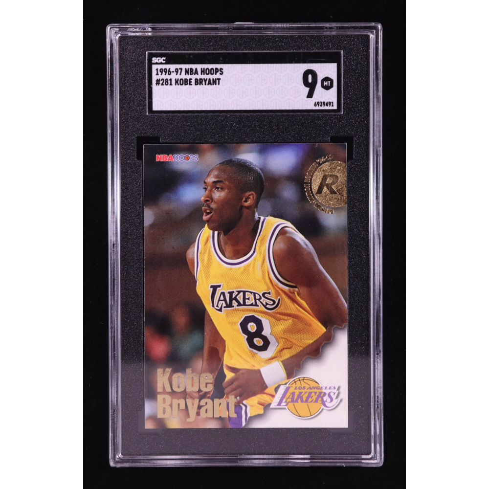 Kobe Bryant 1996-97 Hoops #281 RC (SGC 9) at PristineAuction.com
