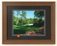 Augusta National Golf Course Custom Framed Photo Display with Masters Pin at PristineAuction.com