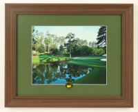 Augusta National Golf Course Custom Framed Photo Display with Masters Pin at PristineAuction.com