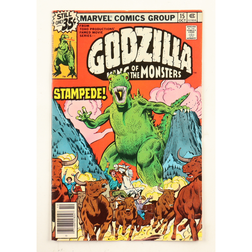 1978 "Godzilla: King of Monsters" Issue #15 Marvel Comic Book at PristineAuction.com