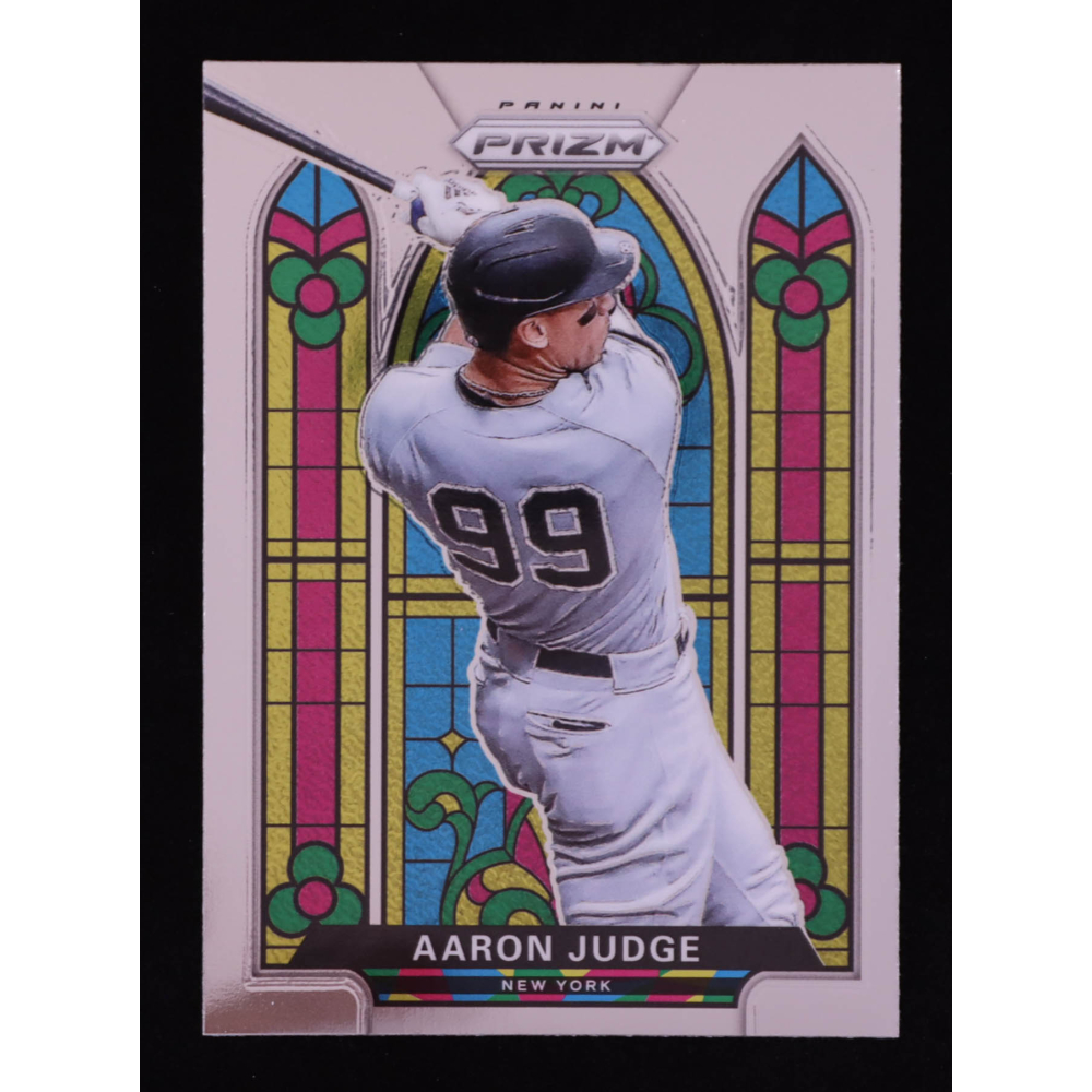 Aaron Judge 2021 Panini Prizm Stained Glass #5 at PristineAuction.com