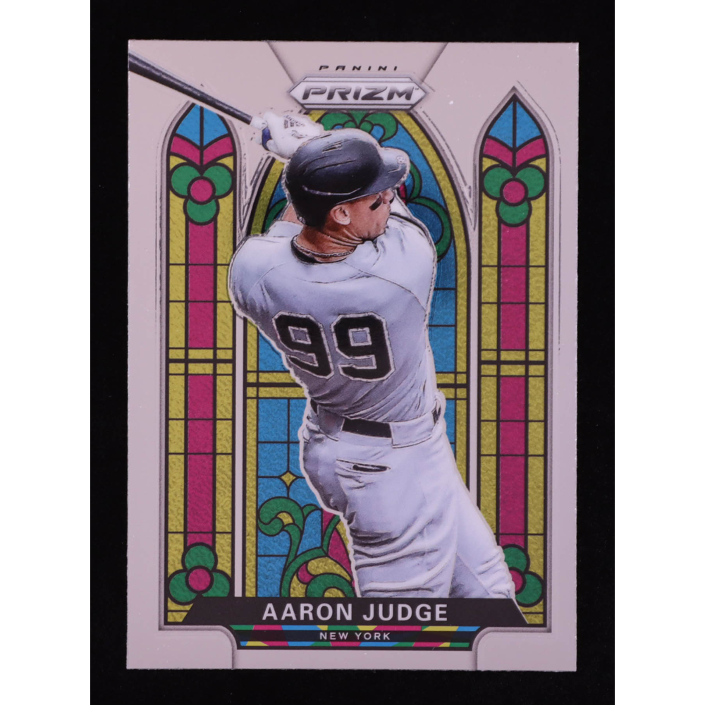 Aaron Judge 2021 Panini Prizm Stained Glass #5 at PristineAuction.com