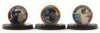 Hank Aaron Set of (3) Merrick Mint Colorized U.S. State Quarters with Certificate at PristineAuction.com