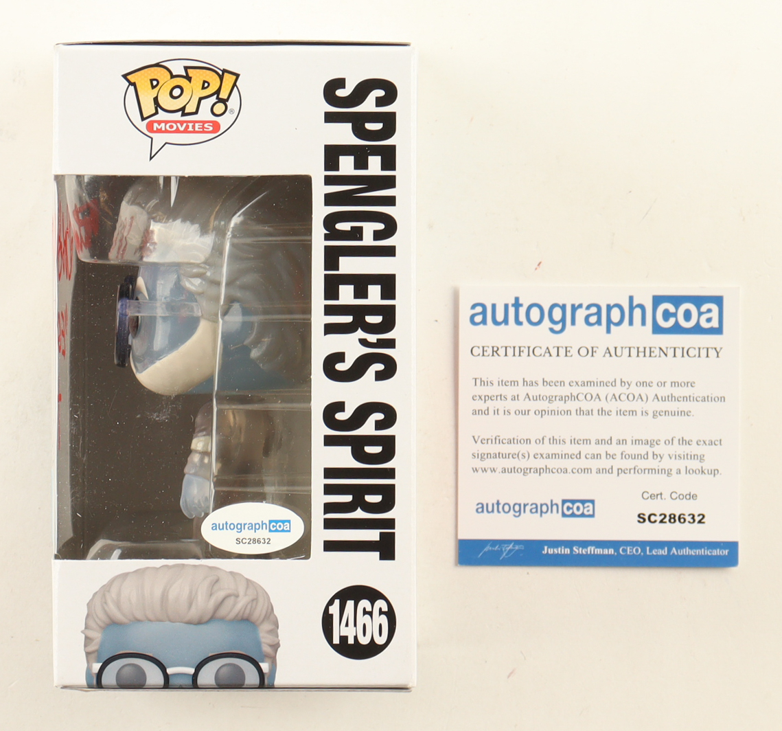 Bob Gunton Signed "Ghostbusters: Afterlife" #1466 Spengler's Spirit Funko Pop! Vinyl Figure Inscribed "'Egon' +" (ACOA) at PristineAuction.com Bob Gunton Signed "Ghostbusters: Afterlife" #1466 Spengler's Spirit Funko Pop! Vinyl Figure Inscribed "'Egon' +" (ACOA) at PristineAuction.com