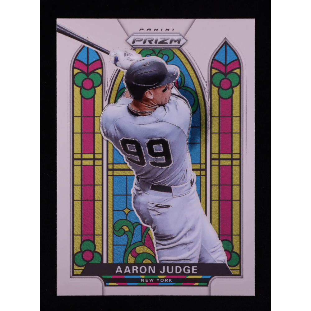 Aaron Judge 2021 Panini Prizm Stained Glass #5 at PristineAuction.com