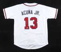 Ronald Acuna Jr. Signed Jersey (Beckett) at PristineAuction.com