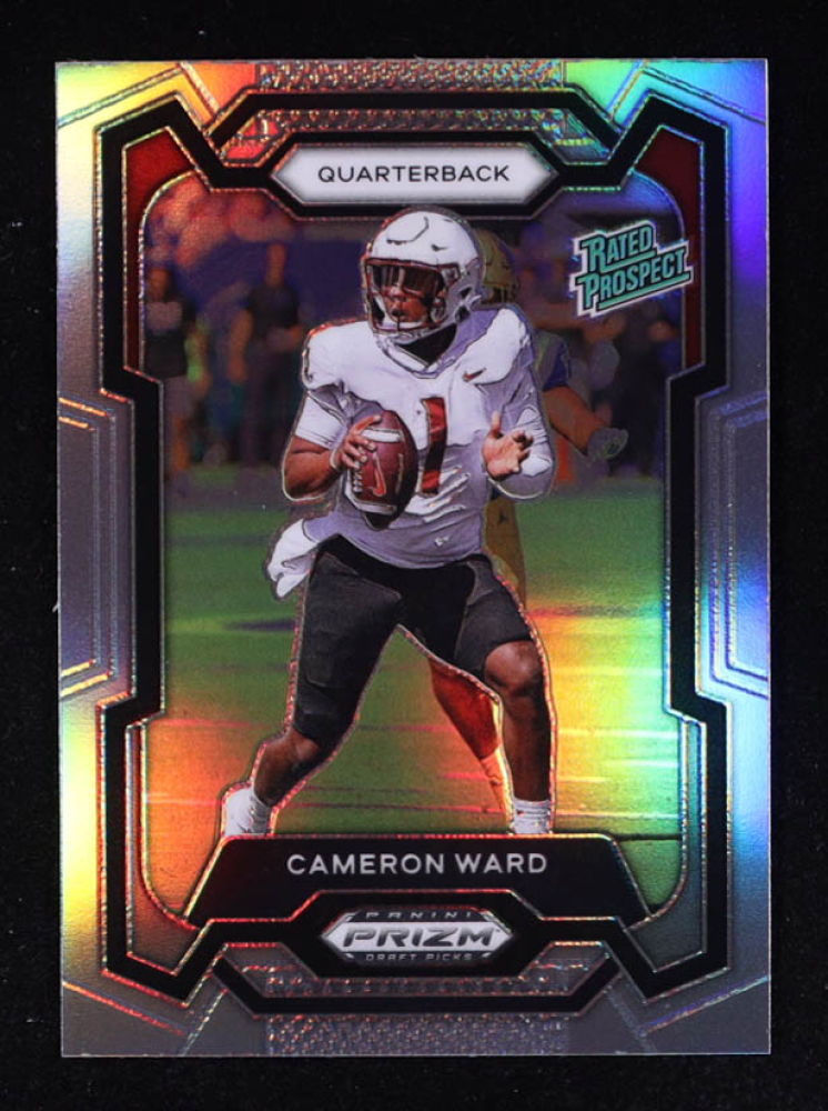 Cameron Ward 2024 Panini Prizm Draft Picks Prizms Silver #199 RC