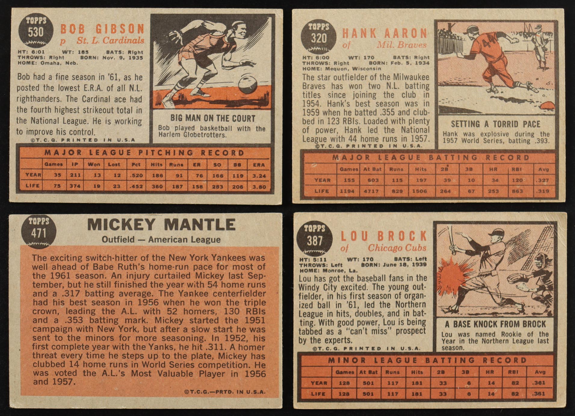 1962 Topps Baseball Complete Set Of (598) Cards with Mickey Mantle #200, Willie Mays #300, Willie Mays/Mickey Mantle #18, Rookie Parade Catchers #594 at PristineAuction.com 1962 Topps Baseball Complete Set Of (598) Cards with Mickey Mantle #200, Willie Mays #300, Willie Mays/Mickey Mantle #18, Rookie Parade Catchers #594 at PristineAuction.com