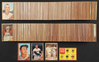 1962 Topps Baseball Complete Set Of (690) Cards with Mickey Mantle #200, Willie Mays #300, Willie Mays/Mickey Mantle #18, Rookie Parade Catchers #594 at PristineAuction.com