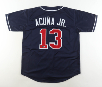 Ronald Acuna Jr. Signed Jersey (Beckett) at PristineAuction.com