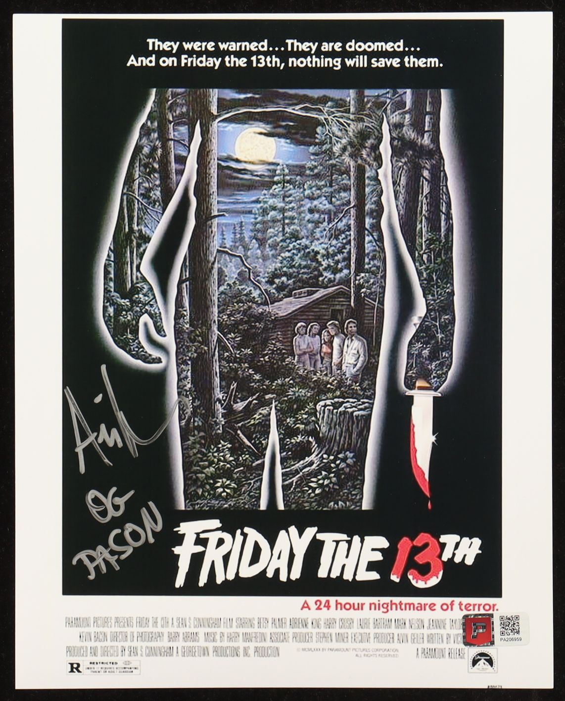 Ari Lehman Signed "Friday the 13th" 8x10 Photo Inscribed "OG Jason" (PA) at PristineAuction.com Ari Lehman Signed "Friday the 13th" 8x10 Photo Inscribed "OG Jason" (PA) at PristineAuction.com