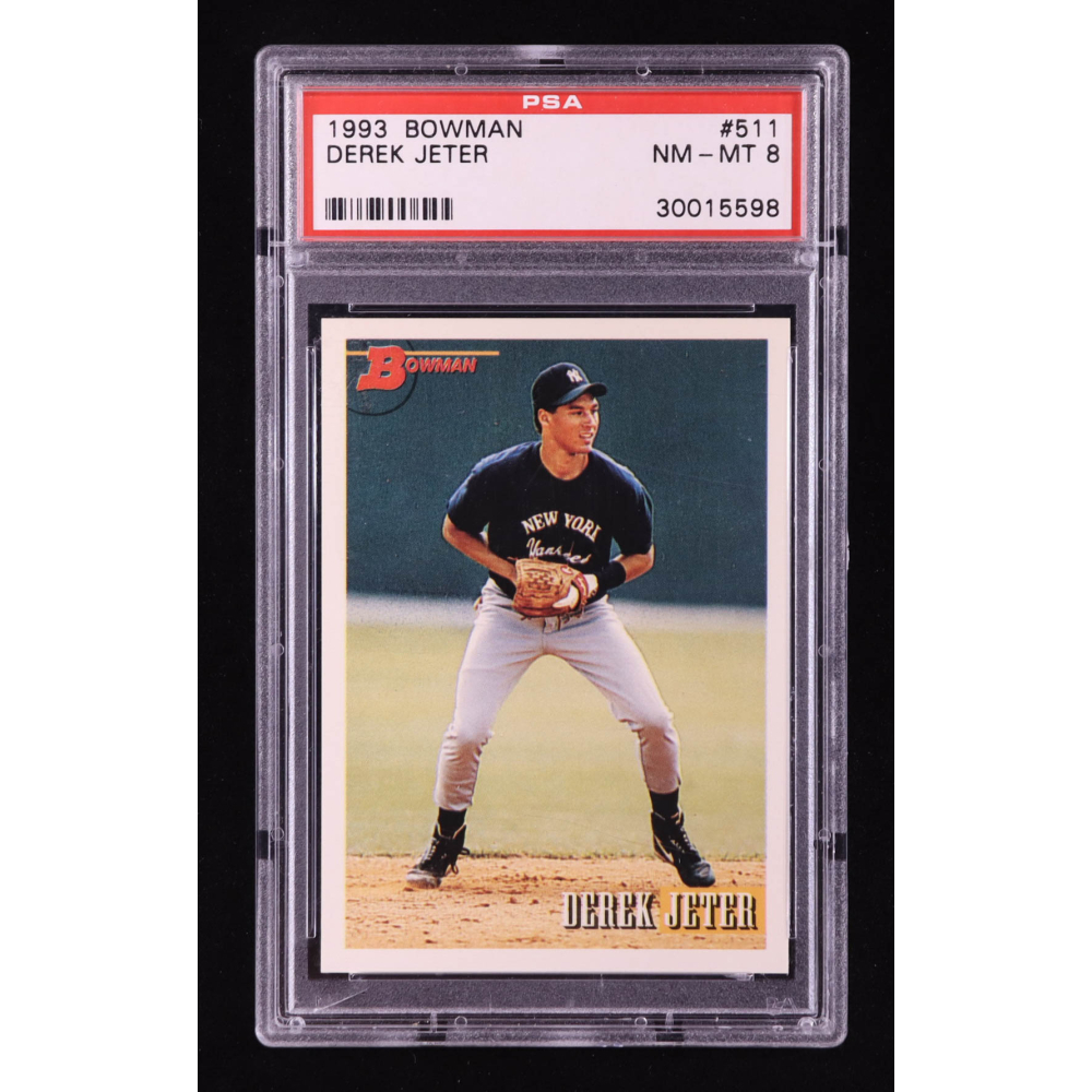 Derek Jeter 1993 Bowman #511 RC (PSA 8) at PristineAuction.com