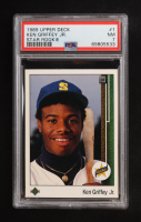 Ken Griffey Jr. 1989 Upper Deck Star Rookie #1 RC (PSA 7) at PristineAuction.com
