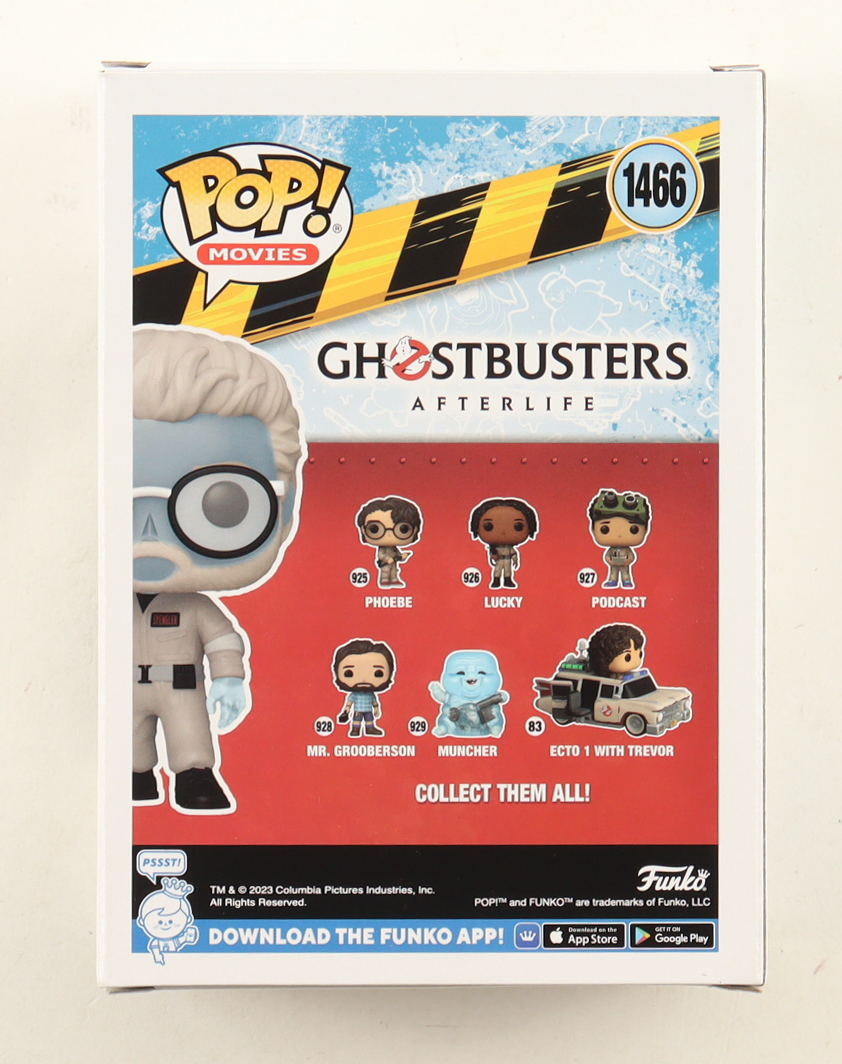 Bob Gunton Signed "Ghostbusters: Afterlife" #1466 Spengler's Spirit Funko Pop! Vinyl Figure Inscribed "'Egon' +" (ACOA) at PristineAuction.com Bob Gunton Signed "Ghostbusters: Afterlife" #1466 Spengler's Spirit Funko Pop! Vinyl Figure Inscribed "'Egon' +" (ACOA) at PristineAuction.com