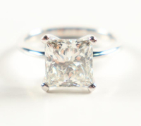New 3.86 Carats Lab Grown Diamond Ring G, VS2 | Estimated Retail Value: $6,200 (UGL & IGI) at PristineAuction.com