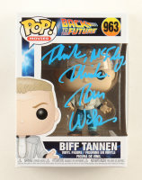 Tom Wilson Signed "Back to the Future" #963 Biff Tannen Funko Pop! Vinyl Figure Inscribed "Think, McFly, Think" (ACOA) at PristineAuction.com