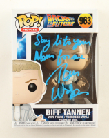 Tom Wilson Signed "Back to the Future" #963 Biff Tannen Funko Pop! Vinyl Figure Inscribed "Say Hi To Your Mom For Me" (ACOA) at PristineAuction.com