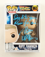 Tom Wilson Signed "Back to the Future" #963 Biff Tannen Funko Pop! Vinyl Figure Inscribed "Say Hi To Your Mom For Me" (ACOA) at PristineAuction.com