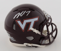 Michael Vick Signed Virginia Tech Hokies Speed Mini Helmet (Beckett) at PristineAuction.com