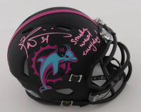 Ricky Williams Signed Dolphins Miami Vice Alternate Speed Mini Helmet Inscribed 'Smoke Weed Everyday" (JSA) at PristineAuction.com