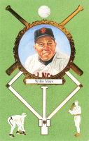 Willie Mays Perez-Steele Master Works Post Card Gold Foil #13 #650/10,000 at PristineAuction.com
