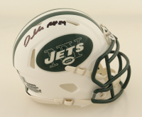 Darrelle Revis Signed Jets Throwback Speed Mini Helmet (Beckett) at PristineAuction.com
