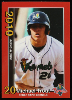 Mike Trout 2010 Cedar Rapids Kernels Rising Alumni Team Issue #2 RC at PristineAuction.com