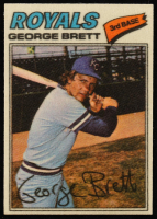 George Brett 1977 Topps Cloth Stickers #7 at PristineAuction.com