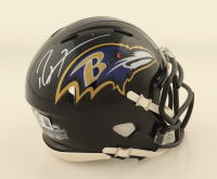 Ray Lewis Signed Ravens Speed Mini Helmet (Beckett) at PristineAuction.com