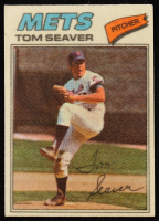 Tom Seaver 1977 Topps Cloth Stickers #42 at PristineAuction.com