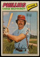 Mike Schmidt 1977 Topps Cloth Stickers #41 at PristineAuction.com