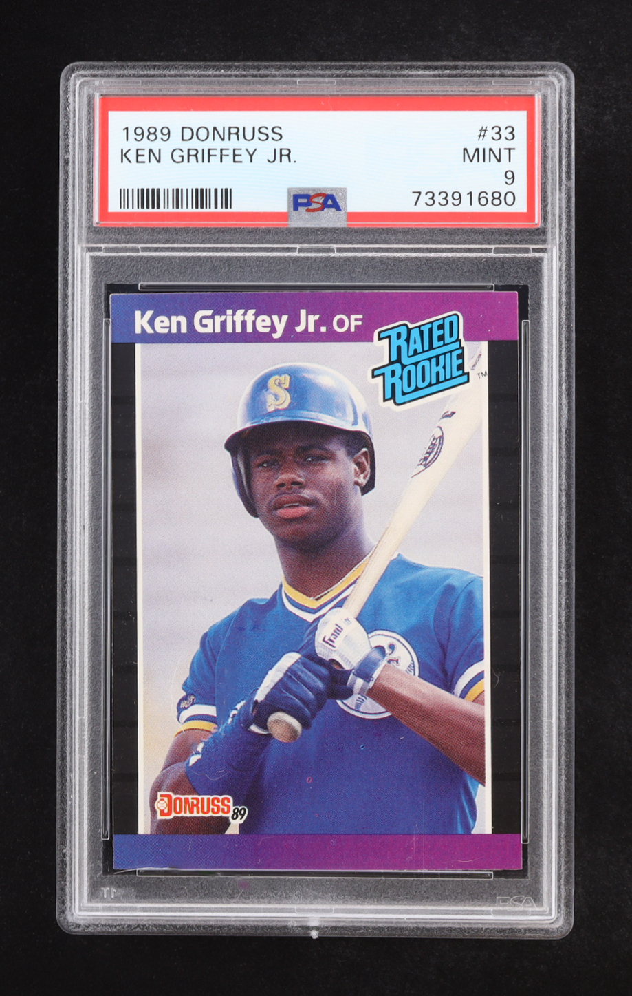 Ken Griffey Jr. 1989 Donruss RR #33 RC (PSA 9) at PristineAuction.com Ken Griffey Jr. 1989 Donruss RR #33 RC (PSA 9) at PristineAuction.com