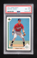 Chipper Jones 1991 Upper Deck #55 RC (PSA 8) at PristineAuction.com