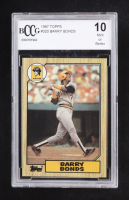 Barry Bonds 1987 Topps #320 RC (BCCG 10) at PristineAuction.com