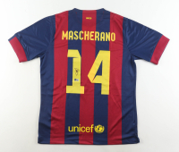 Javier Mascherano Signed Barcelona Nike Authentic Jersey (Beckett) at PristineAuction.com