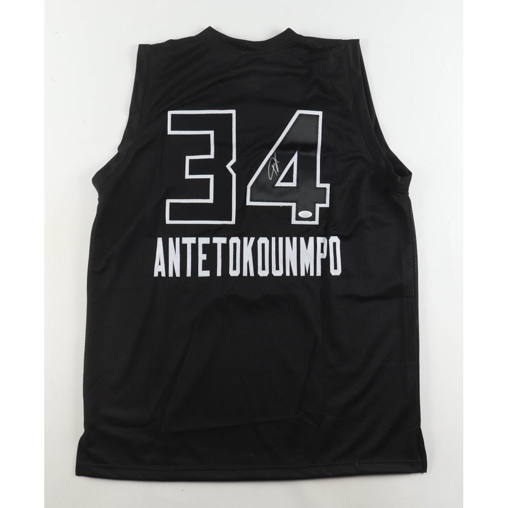 Giannis Antetokounmpo Signed Jersey (JSA) at PristineAuction.com