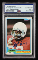 Ottis Anderson Signed 1981 Topps #365 Inscribed "ROY" (PSA) at PristineAuction.com