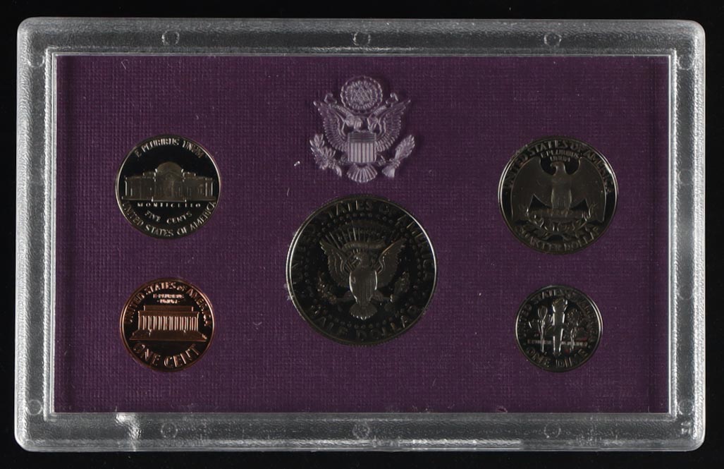 1991-S United States Proof Set With (5) Coins at PristineAuction.com 1991-S United States Proof Set With (5) Coins at PristineAuction.com