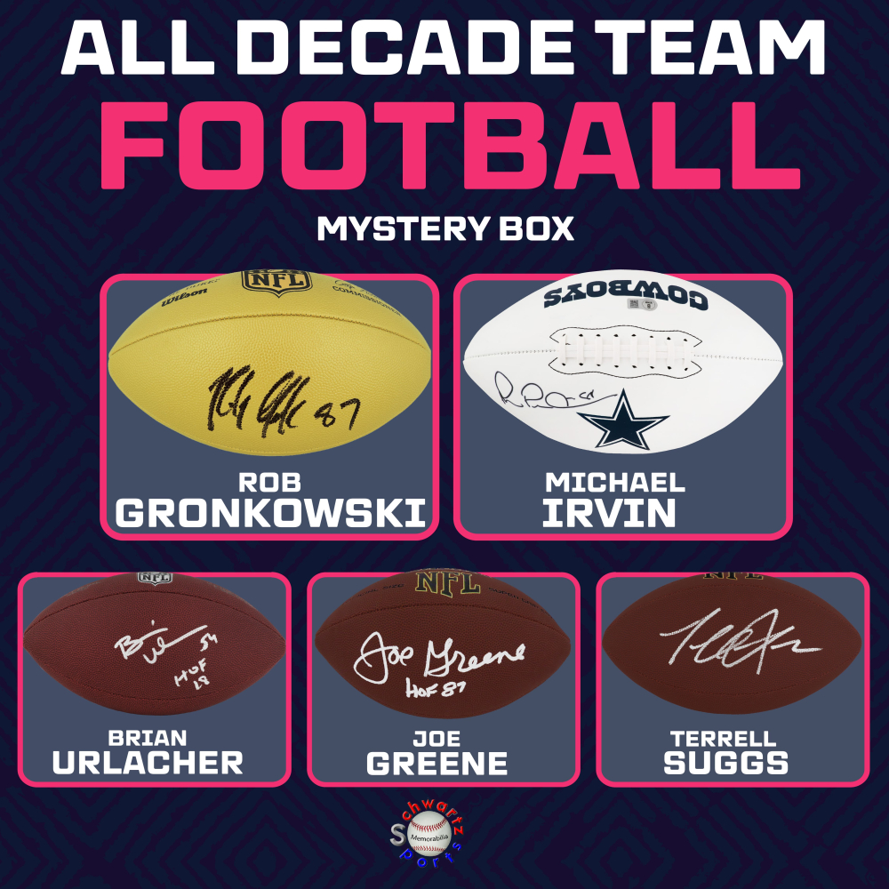 Football All-Decade Team Signed Full Size Football - Series 12 (Limited to 100) - Schwartz Sports at PristineAuction.com