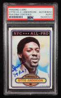 Ottis Anderson Signed 1980 Topps #170 RC Inscribed "79 ROY" (PSA) at PristineAuction.com